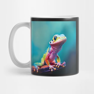 Colourful Gecko Art Mug